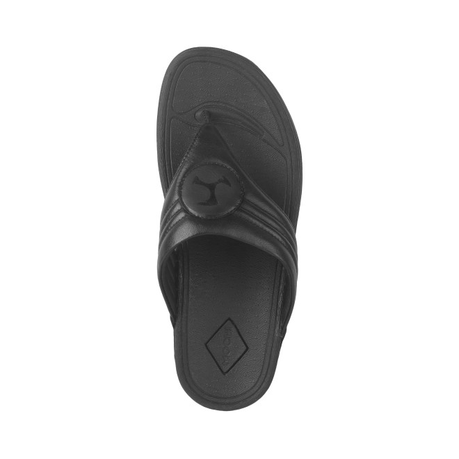 Mochi Men Black Casual Slippers (SKU: 16-1018-11-40) Mochi Men Black Casual Slippers (SKU: 16-1018-11-40)