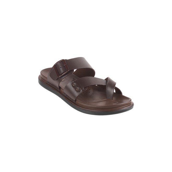 Mochi Men Brown Casual Slippers (SKU: 16-1025-12-40)