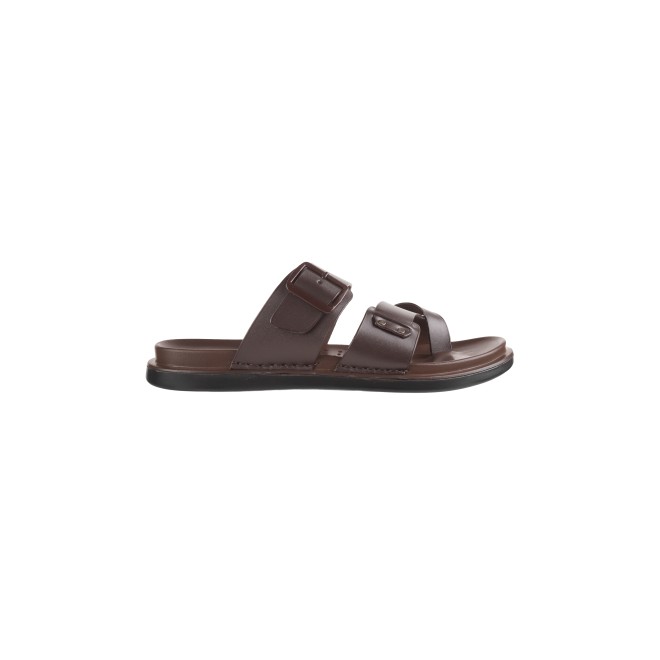 Mochi Men Brown Casual Slippers (SKU: 16-1025-12-40)
