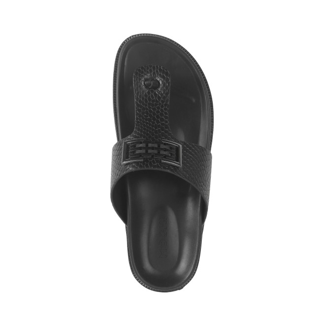 Mochi Men Black Casual Slippers (SKU: 16-1029-11-40) Mochi Men Black Casual Slippers (SKU: 16-1029-11-40)