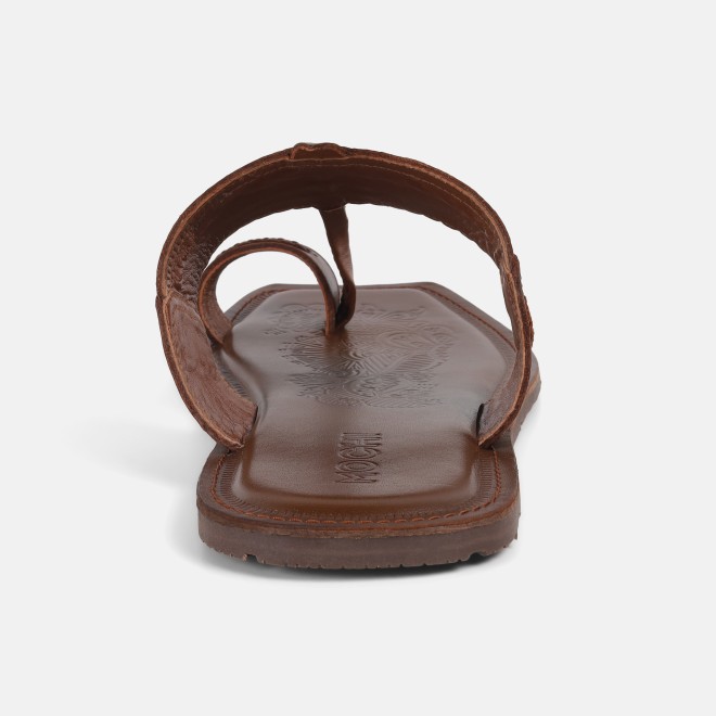 Mochi Men Tan Ethnic Kolhapuris (SKU: 16-1047-23-40)