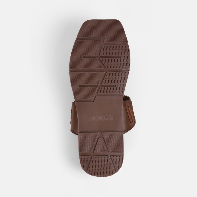Mochi Men Tan Ethnic Kolhapuris (SKU: 16-1047-23-40)