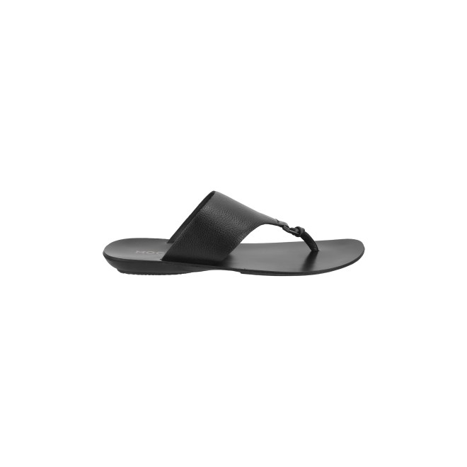 Mochi Men Black Casual Slippers (SKU: 16-1057-11-40) Mochi Men Black Casual Slippers (SKU: 16-1057-11-40)