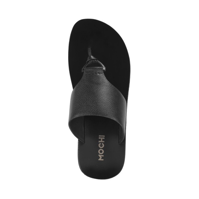 Mochi Men Black Casual Slippers (SKU: 16-1057-11-40) Mochi Men Black Casual Slippers (SKU: 16-1057-11-40)