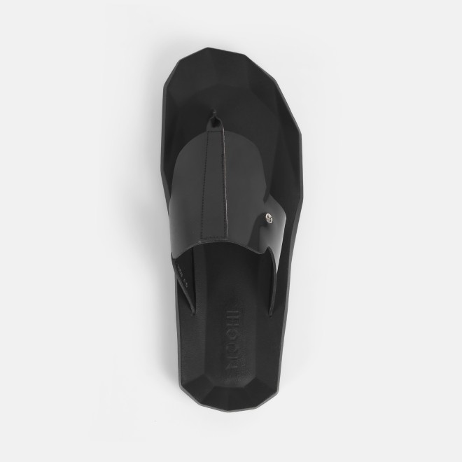 Mochi Men Black Casual Slippers (SKU: 16-1059-11-40)