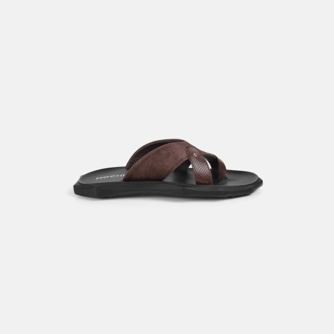 Mochi Men Brown Casual Slippers (SKU: 16-1064-12-40) Mochi Men Brown Casual Slippers (SKU: 16-1064-12-40)
