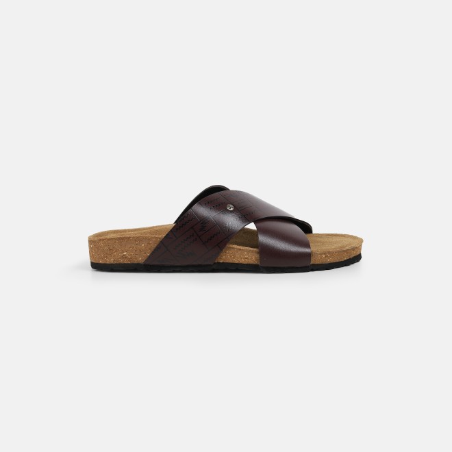 Mochi Men Wine Casual Slippers (SKU: 16-1067-58-40)