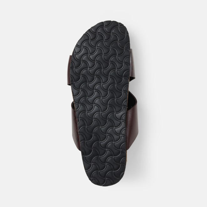Mochi Men Wine Casual Slippers (SKU: 16-1067-58-40)