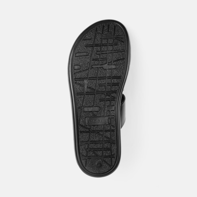 Mochi Men Black Casual Slippers (SKU: 16-1076-11-39)