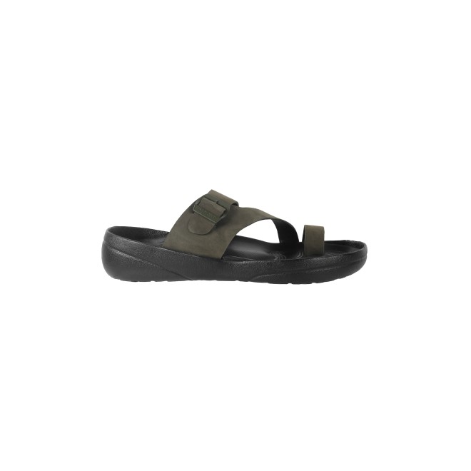 Mochi Men Olive Casual Slippers (SKU: 16-1096-49-39)