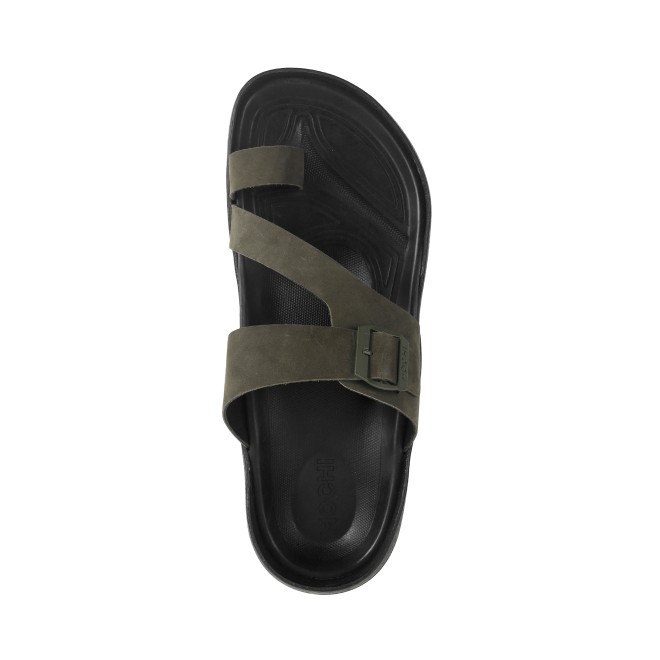 Mochi Men Olive Casual Slippers (SKU: 16-1096-49-39)