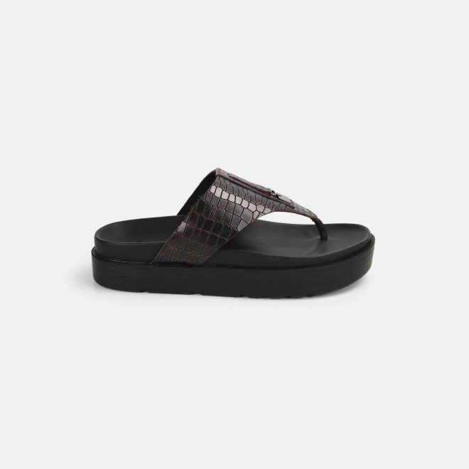 Mochi Men Brown Casual Slippers (SKU: 16-1098-12-40) Mochi Men Brown Casual Slippers (SKU: 16-1098-12-40)