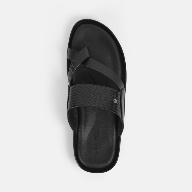 Mochi Men Black Casual Slippers (SKU: 16-1107-11-39) Mochi Men Black Casual Slippers (SKU: 16-1107-11-39)