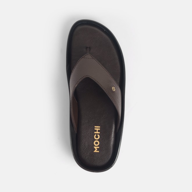 Mochi Men Brown Casual Slippers (SKU: 16-1121-12-40) Mochi Men Brown Casual Slippers (SKU: 16-1121-12-40)