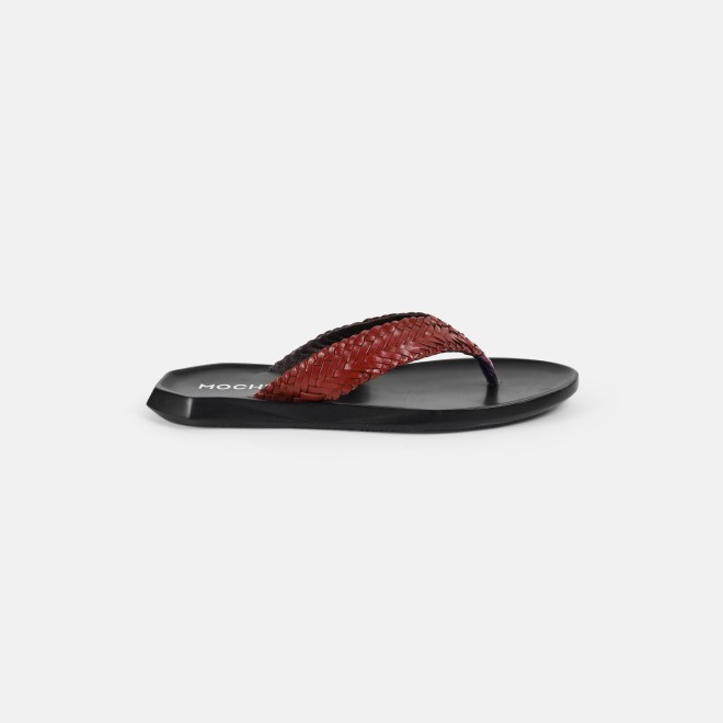 Mochi Men Red Casual Slippers (SKU: 16-1124-18-40) Mochi Men Red Casual Slippers (SKU: 16-1124-18-40)
