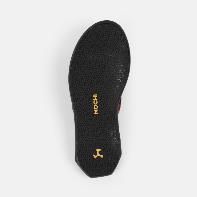 Mochi Men Red Casual Slippers (SKU: 16-1124-18-40) Mochi Men Red Casual Slippers (SKU: 16-1124-18-40)