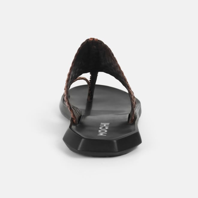Mochi Men Tan Ethnic Kolhapuris (SKU: 16-1125-23-41)
