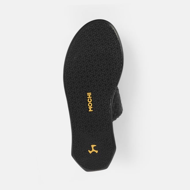 Mochi Men Black Casual Slippers (SKU: 16-1126-11-40) Mochi Men Black Casual Slippers (SKU: 16-1126-11-40)