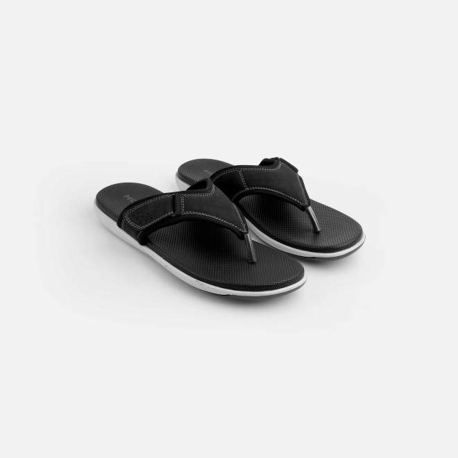Mochi Men Black Casual Slippers (SKU: 16-1132-11-42)