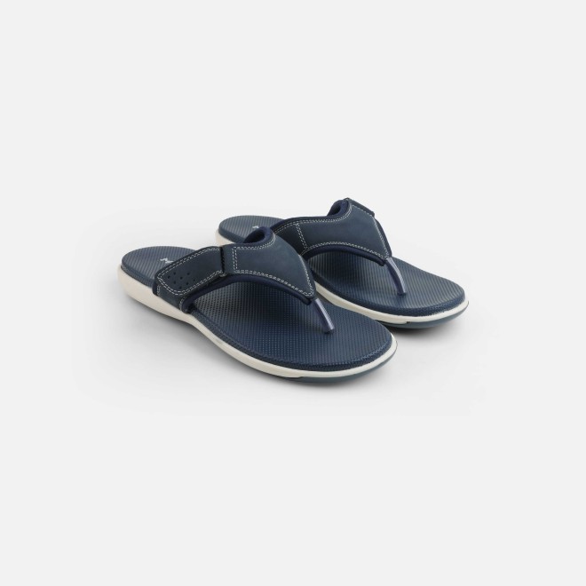 Mochi Men Blue Casual Slippers (SKU: 16-1132-45-40)
