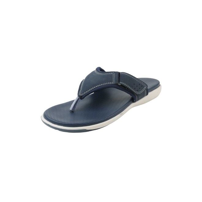 Mochi Men Blue Casual Slippers (SKU: 16-1132-45-40)