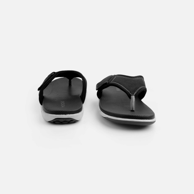Mochi Men Black Casual Slippers (SKU: 16-1132-11-42)