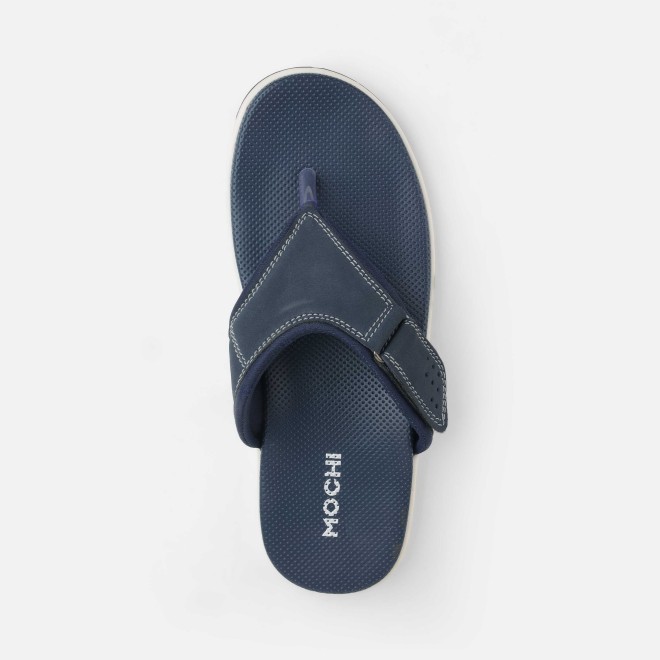 Mochi Men Blue Casual Slippers (SKU: 16-1132-45-40)