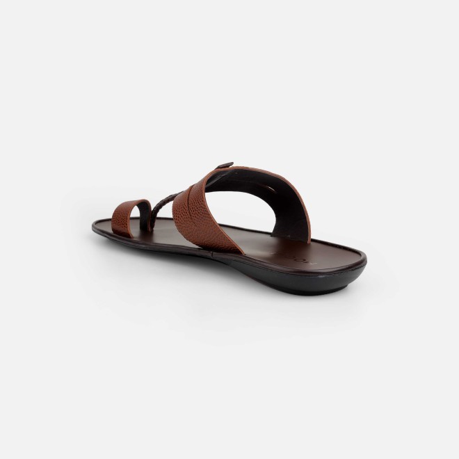 Mochi Men Tan Ethnic Kolhapuris (SKU: 16-1136-23-40)