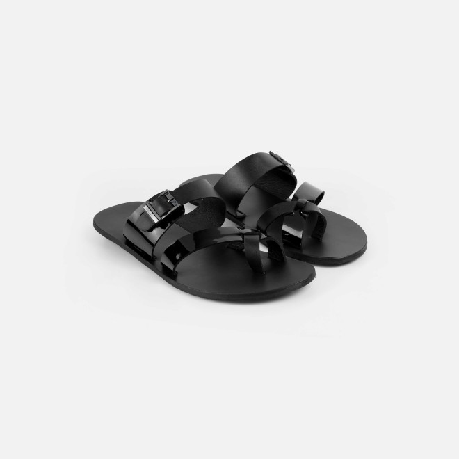 Mochi Men Black Casual Slippers (SKU: 16-1137-11-41) Mochi Men Black Casual Slippers (SKU: 16-1137-11-41)