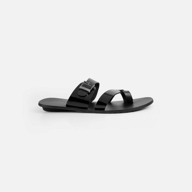 Mochi Men Black Casual Slippers (SKU: 16-1137-11-41) Mochi Men Black Casual Slippers (SKU: 16-1137-11-41)