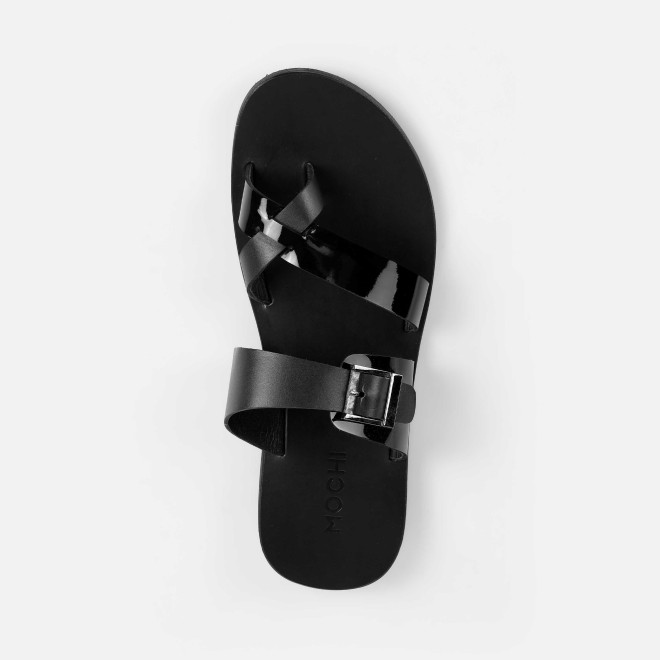 Mochi Men Black Casual Slippers (SKU: 16-1137-11-41) Mochi Men Black Casual Slippers (SKU: 16-1137-11-41)