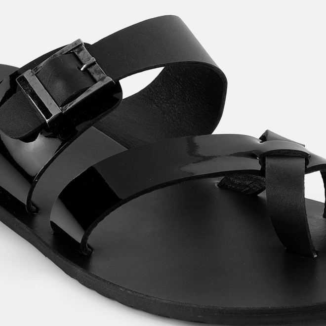 Mochi Men Black Casual Slippers (SKU: 16-1137-11-41) Mochi Men Black Casual Slippers (SKU: 16-1137-11-41)
