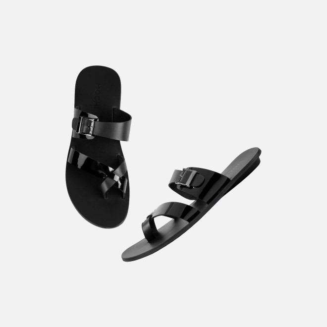 Mochi Men Black Casual Slippers (SKU: 16-1137-11-41) Mochi Men Black Casual Slippers (SKU: 16-1137-11-41)