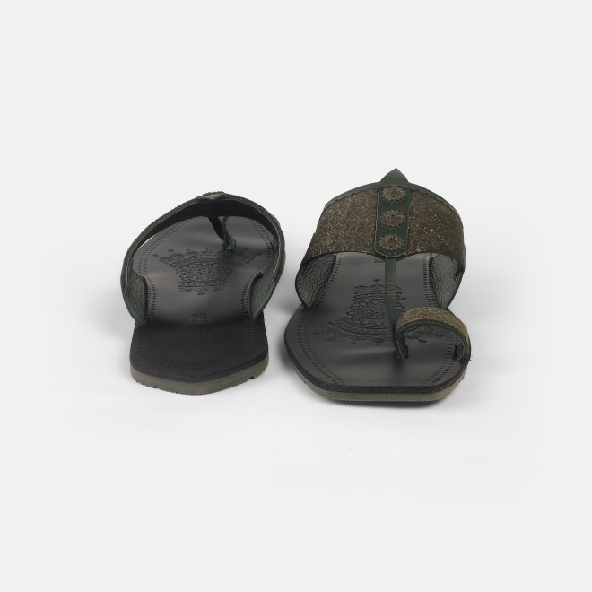 Mochi Men Green Ethnic Kolhapuris (SKU: 16-1144-21-41)