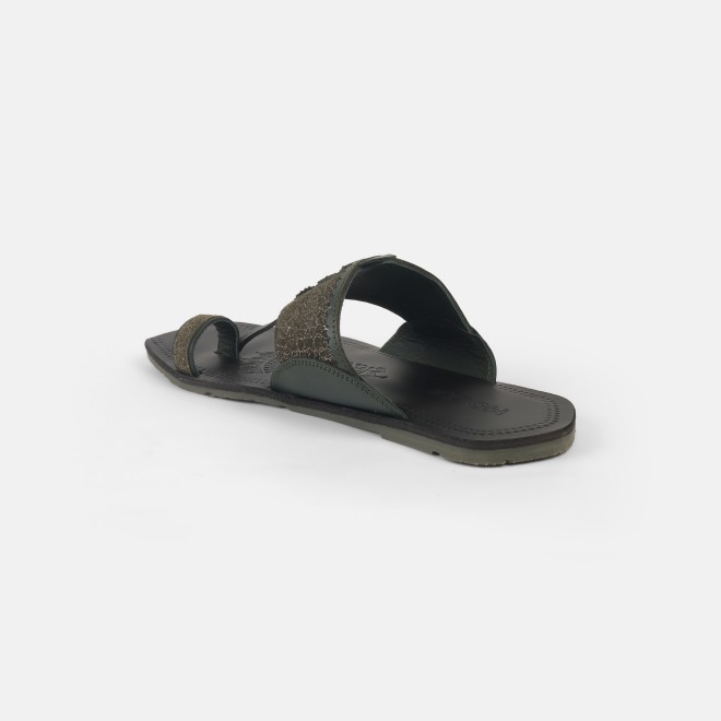 Mochi Men Green Ethnic Kolhapuris (SKU: 16-1144-21-41)