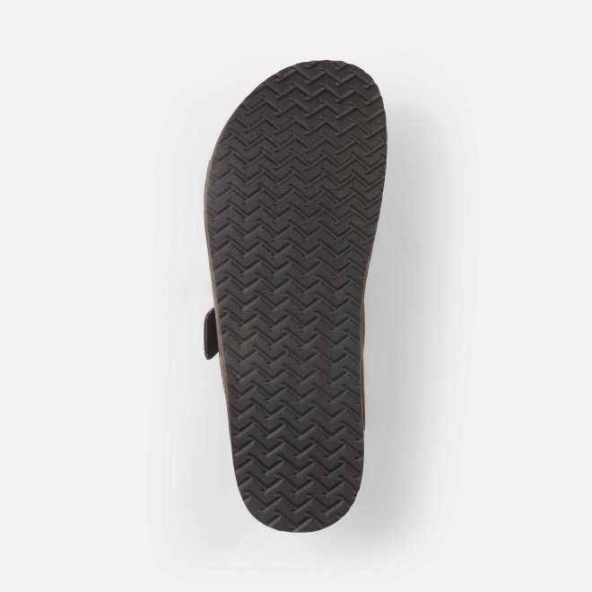 Mochi Men Brown Casual Slippers (SKU: 16-1146-12-40)