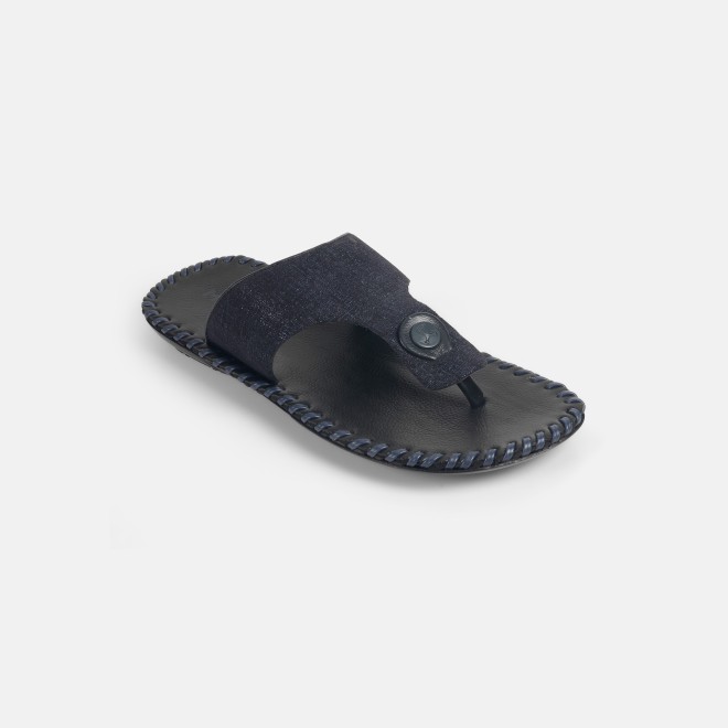 Mochi Men Blue Casual Slippers