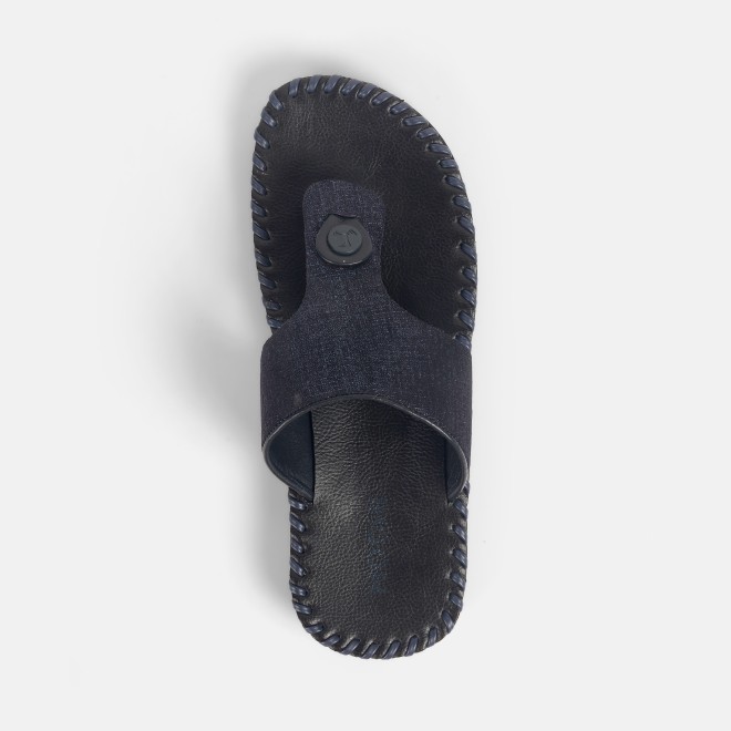 Mochi Men Blue Casual Slippers (SKU: 16-1147-45-40)