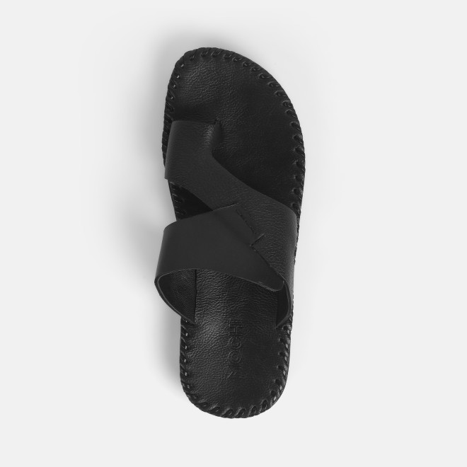 Mochi Men Black Casual Slippers (SKU: 16-1150-11-40) Mochi Men Black Casual Slippers (SKU: 16-1150-11-40)