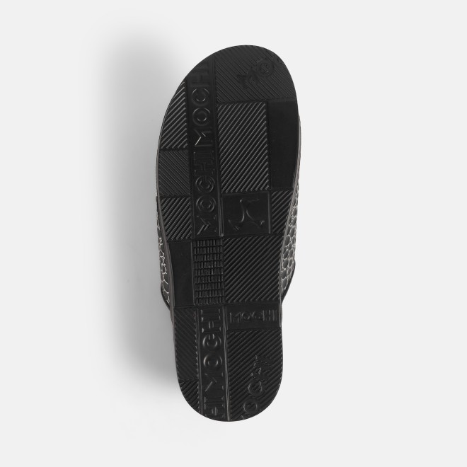 Mochi Men Black Casual Slippers (SKU: 16-1155-11-40) Mochi Men Black Casual Slippers (SKU: 16-1155-11-40)