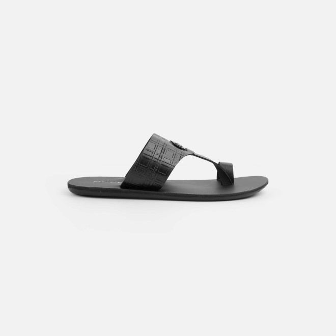 Mochi Men Black Ethnic Slip Ons (SKU: 16-1156-11-41)