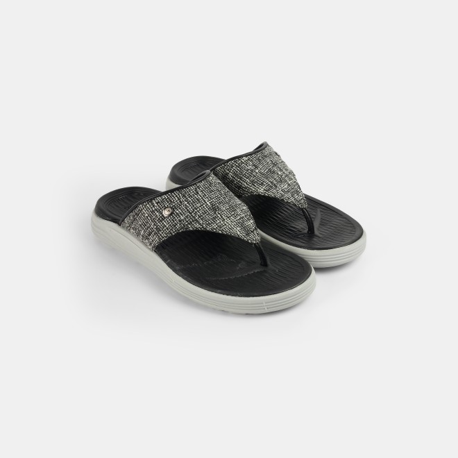 Mochi Men Black Casual Slippers (SKU: 16-1157-11-40) Mochi Men Black Casual Slippers (SKU: 16-1157-11-40)