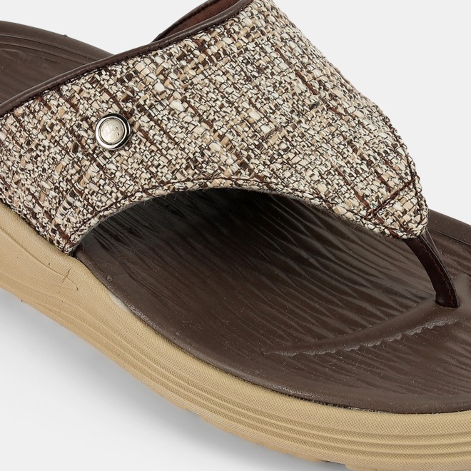 Mochi Men Brown Casual Slippers (SKU: 16-1157-12-42) Mochi Men Brown Casual Slippers (SKU: 16-1157-12-42)