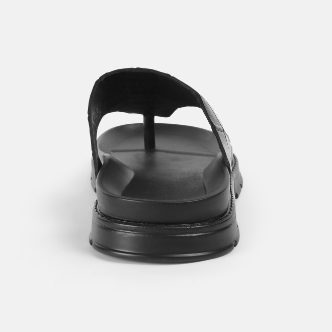 Mochi Men Black Casual Slippers (SKU: 16-1158-11-40)