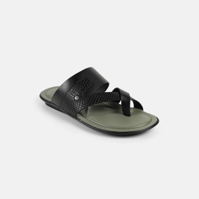 Mochi Men Black Casual Slippers (SKU: 16-1159-11-41)