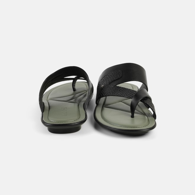Mochi Men Black Casual Slippers (SKU: 16-1159-11-41)