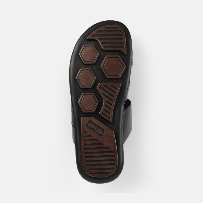 Mochi Men Black Casual Slippers (SKU: 16-1159-11-41)