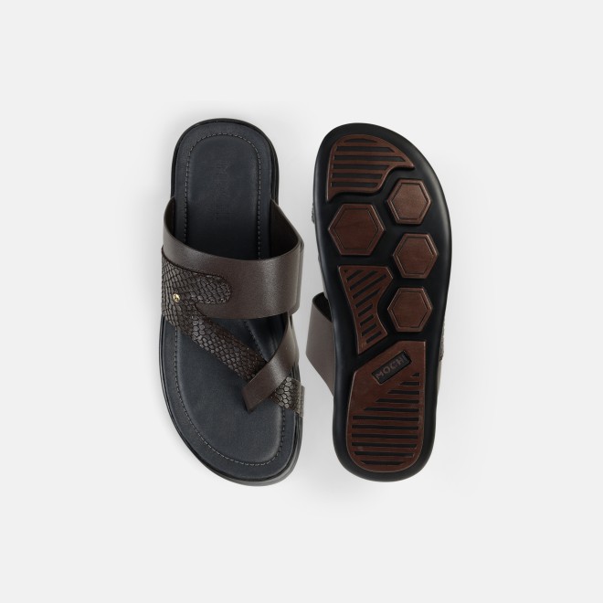 Mochi Men Brown Casual Slippers (SKU: 16-1159-12-40) Mochi Men Brown Casual Slippers (SKU: 16-1159-12-40)