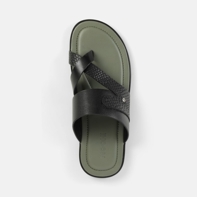 Mochi Men Black Casual Slippers (SKU: 16-1159-11-41)