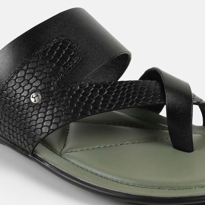 Mochi Men Black Casual Slippers (SKU: 16-1159-11-41)